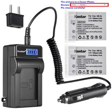 Kastar Battery LCD AC Charger for Canon NB-5L NB-5LH PowerShot SX210 IS SX210IS
