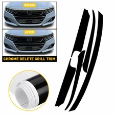 Car Front Grille Precut Vinyl Trim PreCut For 2021 2022 Honda Accord Accessories