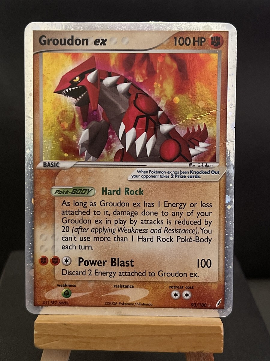 Groudon ex 93/100 ポケモンカード Groudon ex 93/100 Crystal Guardians Holo for sale online | eBay