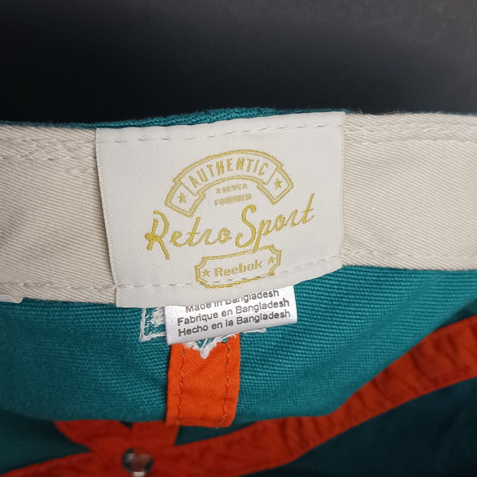 Retro Sport Miami Dolphins Hat Cap Mens Fitted S-M Throwback Logo Aqua NFL