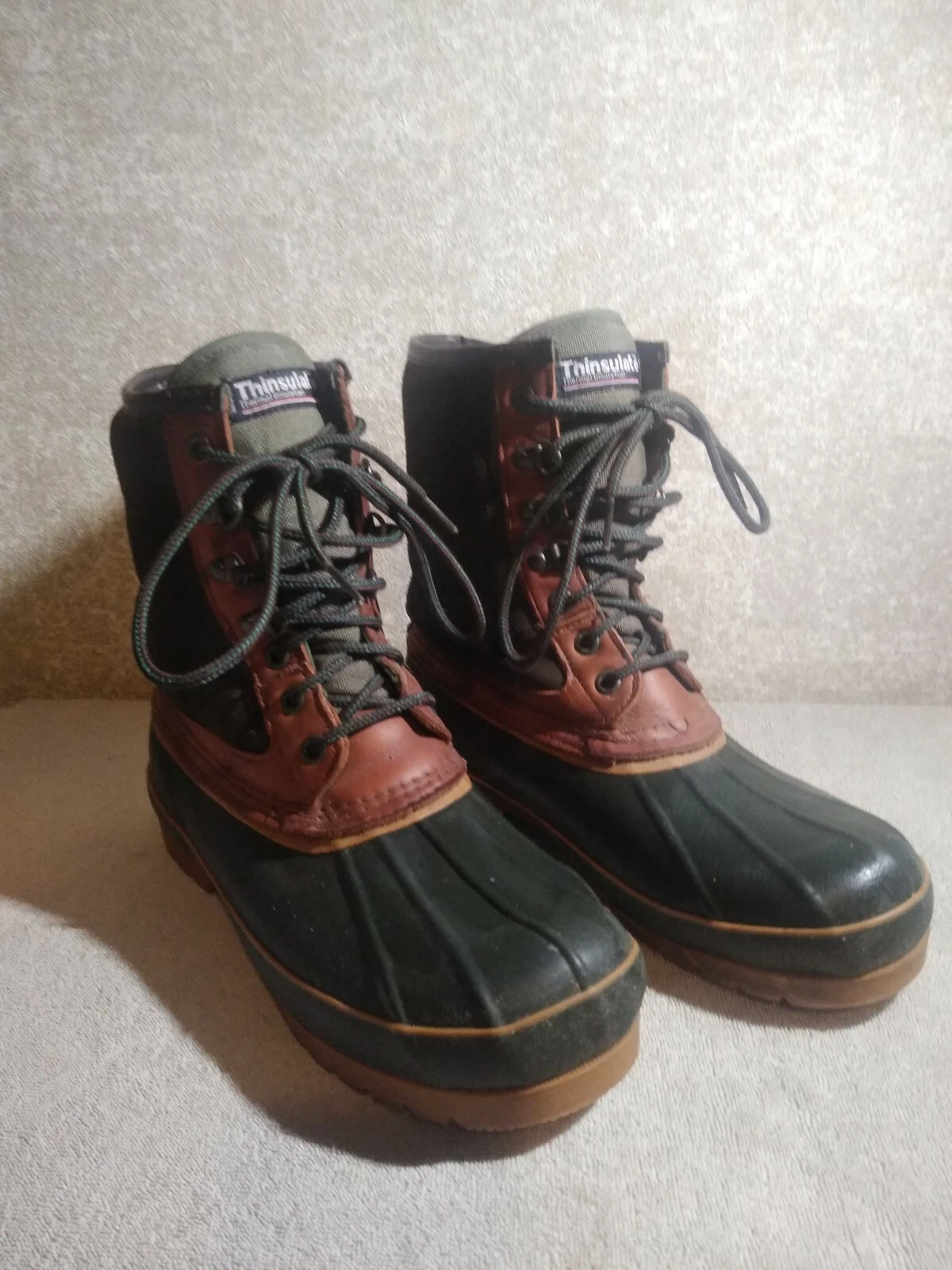 Lake N Trail Thinsulate Insulated Waterproof Boots Mens Size 9M