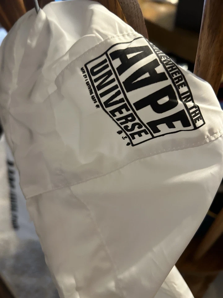 AAPE By A Bathing Ape - Men’s White/Black, Full-Zip Light Jacket - NwT’s - Image 4 of 4