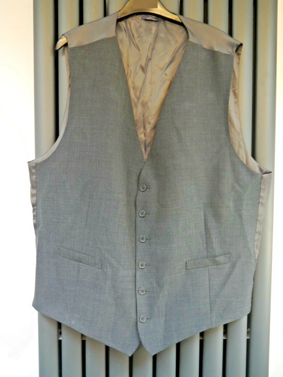 M&s grey waistcoat sale