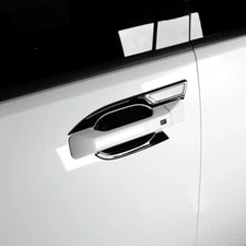 For Hyundai Santa Fe 2024-2026 Gloss Black Exterior Door Handle Bowl Cover Trim