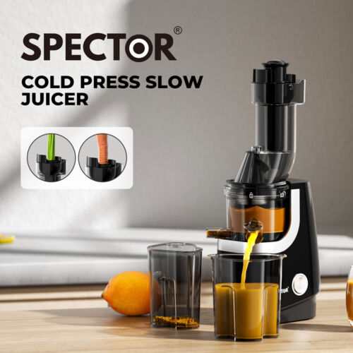 Spector Slow Juicer Cold Press Whole Fruit Juice Extractor Vegetable Processor - Picture 1 of 12