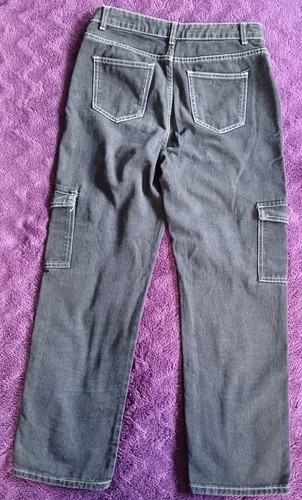 Shein Black Jeans, Size Small, Inside leg 27" - Picture 2 of 3
