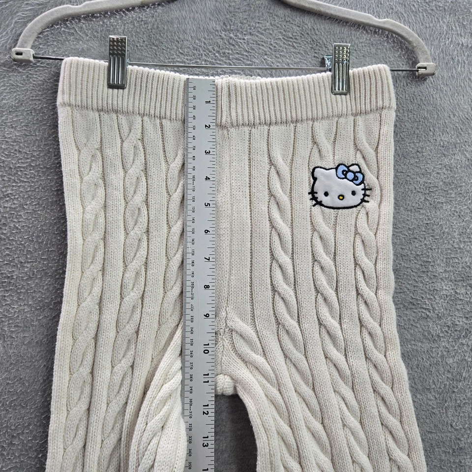 Legging Forever 21 Mujer S Beige Tejido con Cable Hello Kitty Algodón Acrílico Poliéster Foto 3 de 4