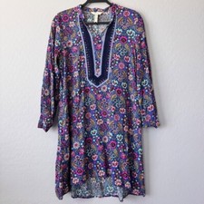 Matilda Jane Floral Tunic Dress Long Sleeve Bohemian Casual Size M
