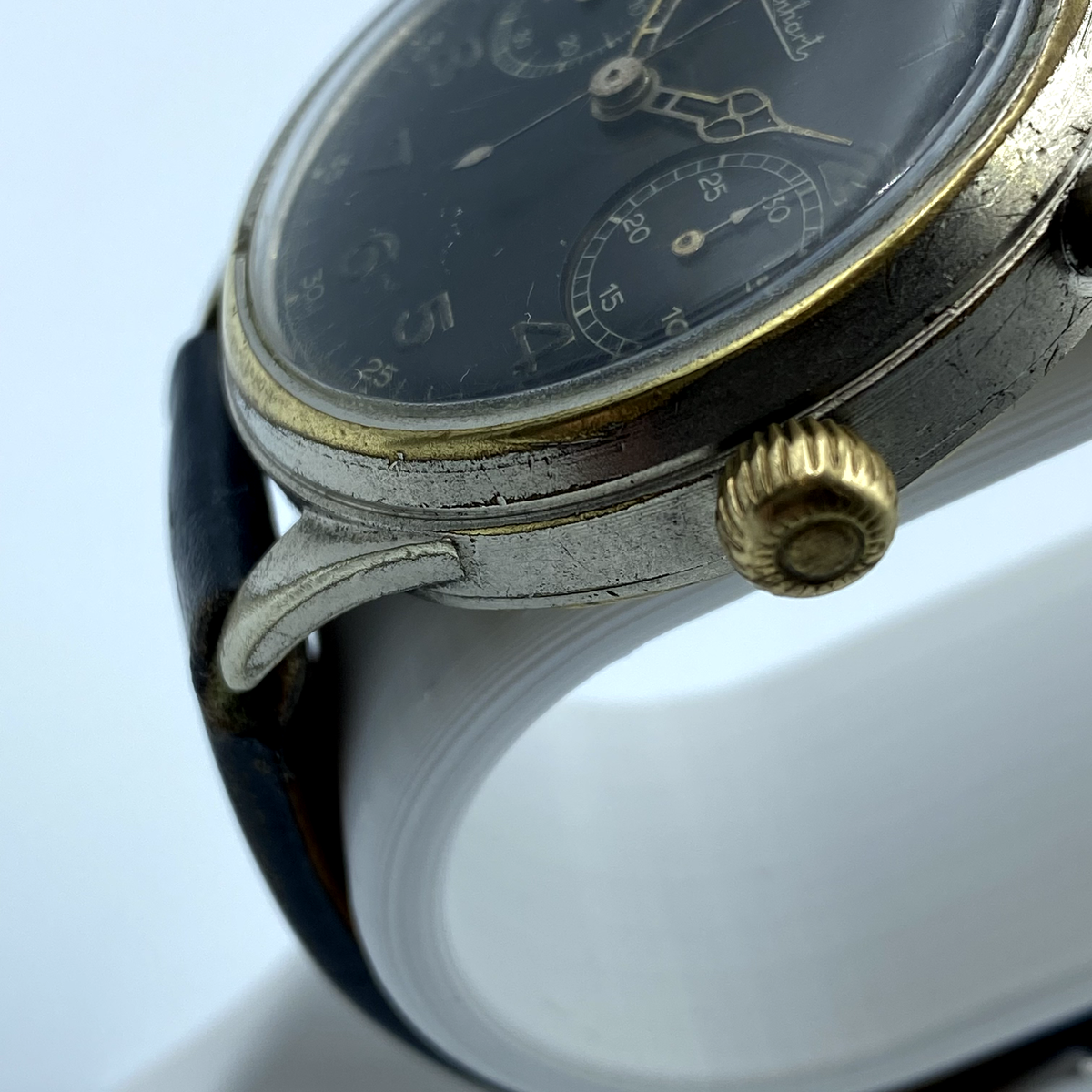 158] HANHART Monopusher Eindrücker Chronograph WW2