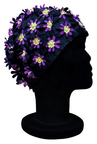 BLUE REEF Aries Polyester Elasticated Swimming Hat Flower Cut Out Multicolour - Picture 11 of 41