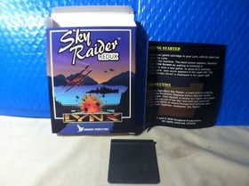 Atari Lynx Sky Raider Redux CIB Very Very Rare
