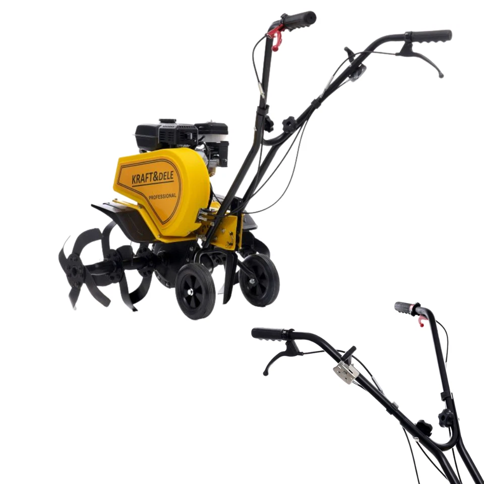 Motorhacke Benzin Gartenfräse Bodenfräse Bodenhacke Kultivator Ackerfräse Fräse - Bild 2 von 4