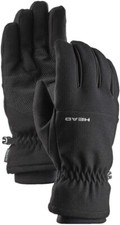 NEW Head Men's Waterproof Hybrid Gloves, size L or XL, Black
