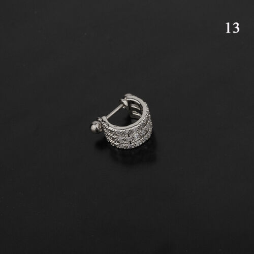 Hoop Ohrring Ohrstecker Tragus Knorpel Schmuck Piercing Schmuck Zirkon & : - Bild 23 von 27