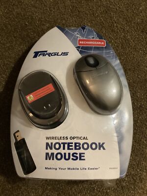 Targus Wireless Optical Notebook Mouse PAWM2OU - Rechargeable