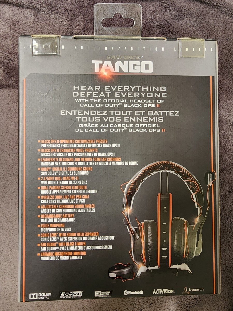 Turtle Beach Ear Force Tango Call Of Duty Black/Red Headband