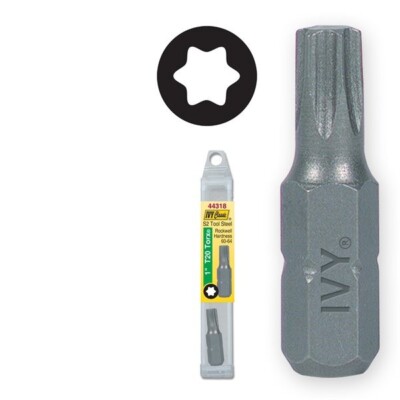 Ivy Classic 44318 1'' T20 Torx Insert Bit Carded