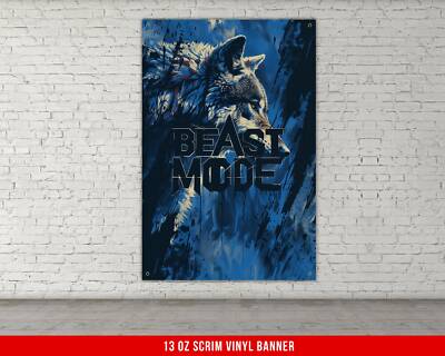 Fitness Training Banner - Home Gym Wall Art - Large Display