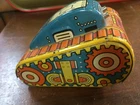 Vintage Louis Marx 1950’s Turnover Tank No. 5 Tin Litho Wind-up Toy TANK
