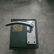 Carlisle Brass Victorian Wing Door Handle  Polished Chrome, DL65 CP