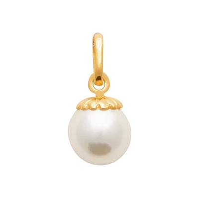 Pendentif Perle Et Plaqué Or 18 Carats 750/1000 Bijoux Femme - Photo 1/3