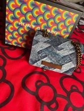 KURT GEIGER LONDOi Kensington Velvet Crossbody Bag NWOT