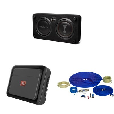 JBL CLUB1000SSL SINGLE 10  Thin Subwoofer Enclosure with Passive Radiator wit...