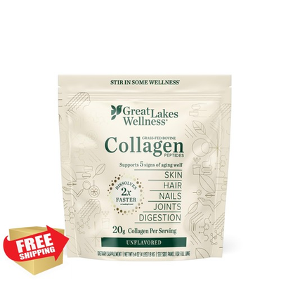 #ad Great Lakes Wellness Collagen Peptides Powder 64 oz 90 Servings $159.99