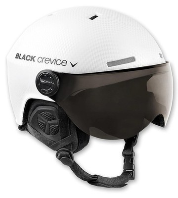 BLACK CREVICE Ski-& Snowboardhelm mit Visier Modell ''GSTAAD''Gr. S-L * 54-57cm