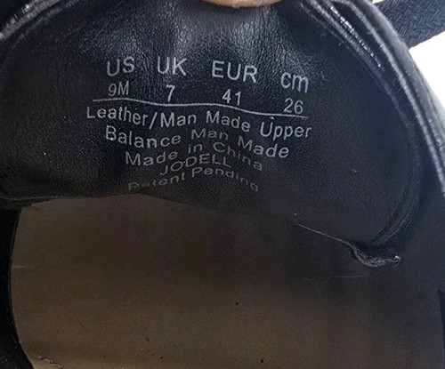 Zapatos Naturalizer Jodell Años 40 Estilo Cuero Negro Tacón Oxford Con Cordones Talla 9 - Imagen 8 de 11
