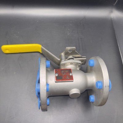 2  Stainless Steel Flanged Ball Valve 150# ANSI Class 316SS PTFE Seat Lever Hand