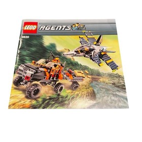 Lego Agents 8630 Mission 3: Gold Hunt Set City Minifigures Instructions