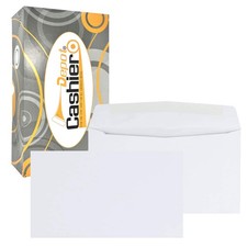 Business Envelopes 6 3/4 White Wove Paper 3 5/8 x 6 1/2 Inches 24lb Gummed 500