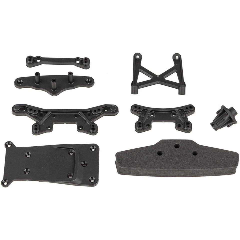 Associated 21573 Reflex 14R Shock Towers Bumper & Skid Plate Set - Image 2 of 2