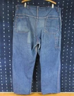 Vintage 1950s N&W Norfolk Western Denim Work Jeans Distressed w/Repairs Great!