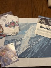 Lot Of 3 Needle Craft Kits.