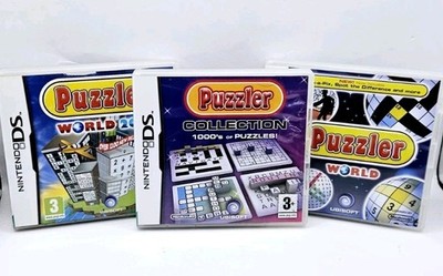 Puzzler 1000s Of Puzzles Game, World & World 2011 Bundle - Nintendo DS 