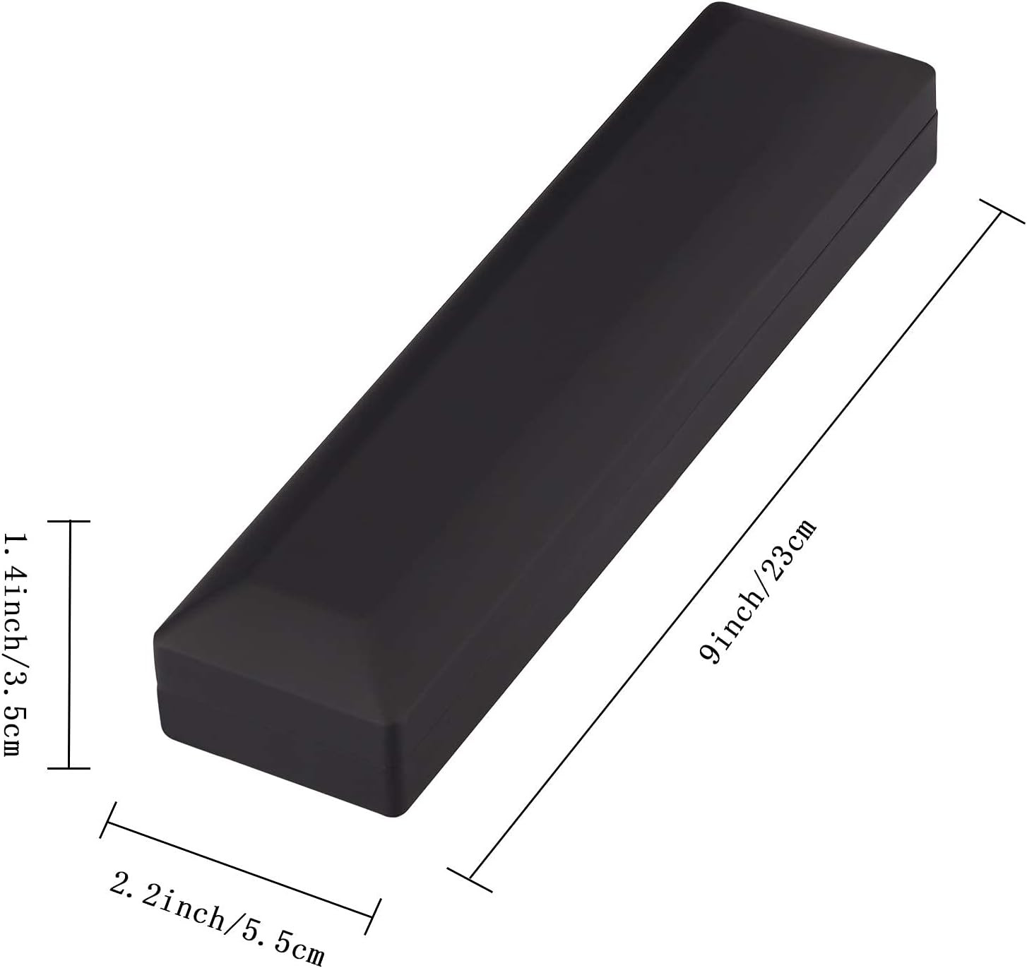 LETURE Long Chain Necklace Jewelry Gift Box Case with LED Light, Elegant Velvet 