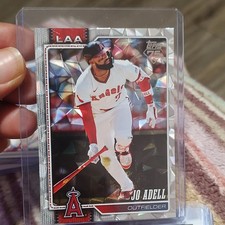 2025 Topps Series 1 Parallel Jo Adell #211 Los Angeles Angels Baseball Card