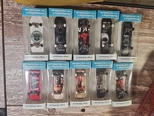 SkateBoard Wooden Fingerboard Toy Professional Set Of 10 With Bearing Wheel