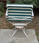 Vintage Homecrest MCM Patio Set Furniture - 4 Swivel Chairs and Fiberglass Table — photo 8
