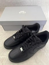 US Nike Air Force "Triple Black" Low Top Sneakers For Men