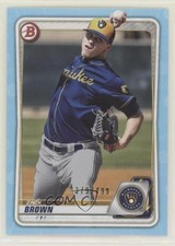 2020 Bowman Prospects Sky Blue 379/499 Zack Brown #BP-34 g6p