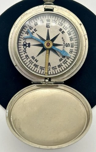 Vintage Wittnauer WWII World War 2 US Army Military Pocket Compass