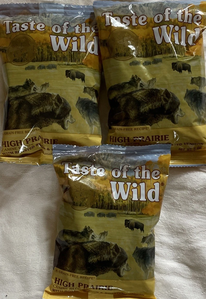 Taste Of The Wild High Prairie Grain Free Dog Food 6 Oz/3 Pack