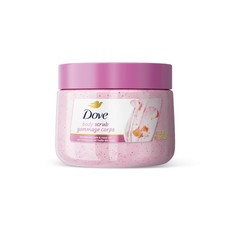 Exfoliating Body Scrub Himalayan Salt and Rose Oil for Women 15 oz