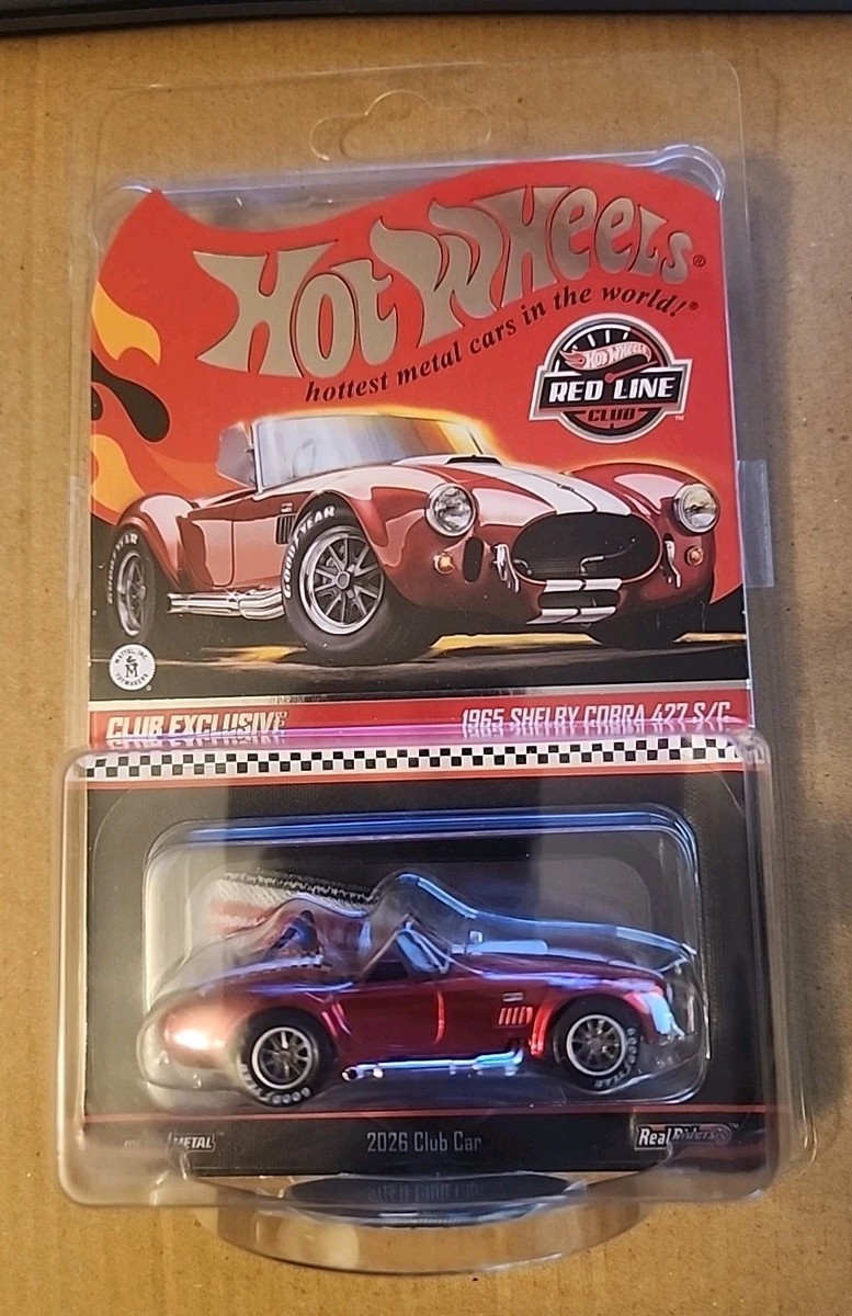 Hot Wheels RLC 1965 Shelby Cobra 427 S/C 2026 RLC Membership Car