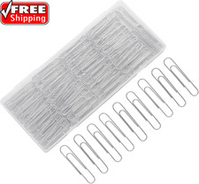 280 Pcs Large Paper Clips, 2 Inch Jumbo Paperclip, Stainless Steel Paper Clips L