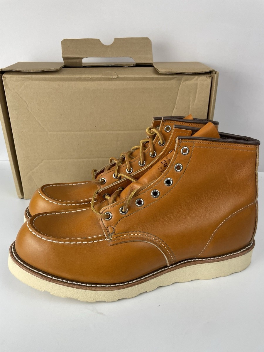 Red Wing Irish Setter 9875 Moc Toe Boot Gold Russet Limited