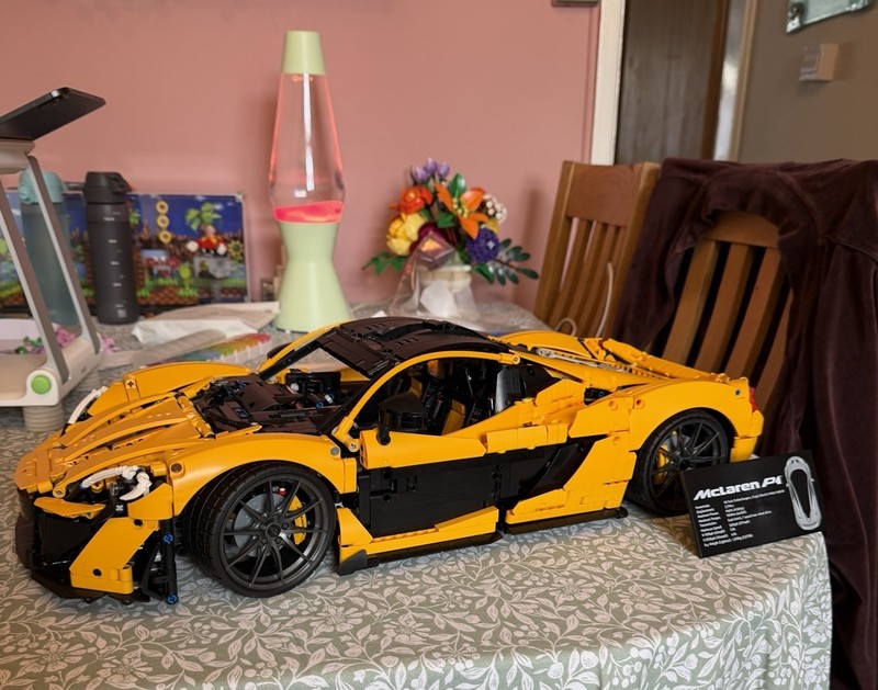 LEGO Technic McLaren P1 Car Model Set Adult Build Display